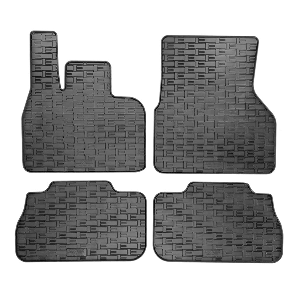 AUTO-STYLE Satz Gummimatten kompatibel mit BMW iX (I20) 2021- (4-teilig + Montagesystem)