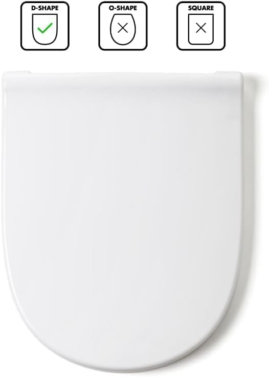 TATAY Optima Merida Universal WC-Sitz, Thermoplast, Form D, gedämpfter Sturz, abnehmbar, antibakteri