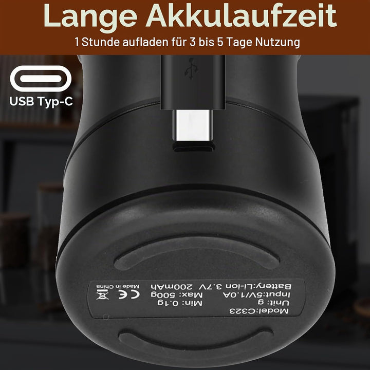 3T6B Digitales Dosierbecher mit LED-Display, Wiederaufladbare Espresso Waage mit Einer Genauigkeit v