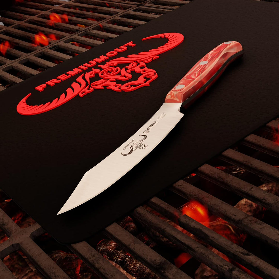 GIESSER seit 1776 - Made in Germany - Spickmesser 10 cm Red Diamond, PremiumCut Office No 1, Officem