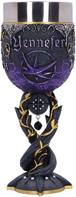 Nemesis Now Krug Kanne Offizielles Lizenzprodukt The Witcher Yennefer Kelch, 19,5 cm, Schwarz