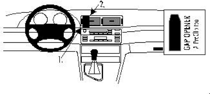 Brodit 852599 ProClip Halterung