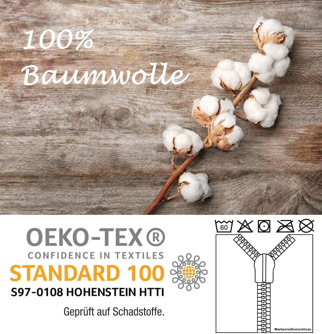 Kaeppel Biber Bettwäsche Edelweiss Edelweiss Kristalle Karmin Rot Grau Weiss, Grösse:135x200cm Bettw