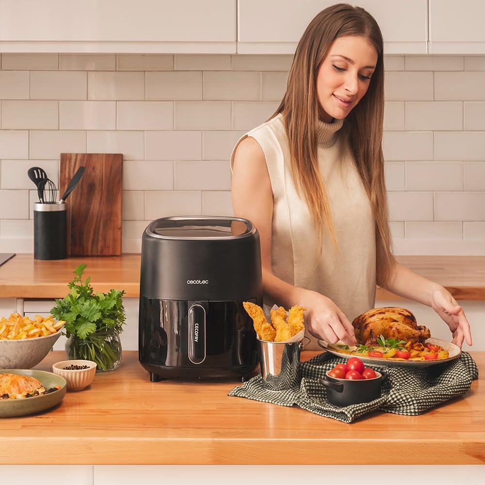 Cecotec Heissluftfritteuse ohne Öl, 3,5 L Cecofry Fantastik 3500. Air Fryer. 1200 W, Digital, Touch,