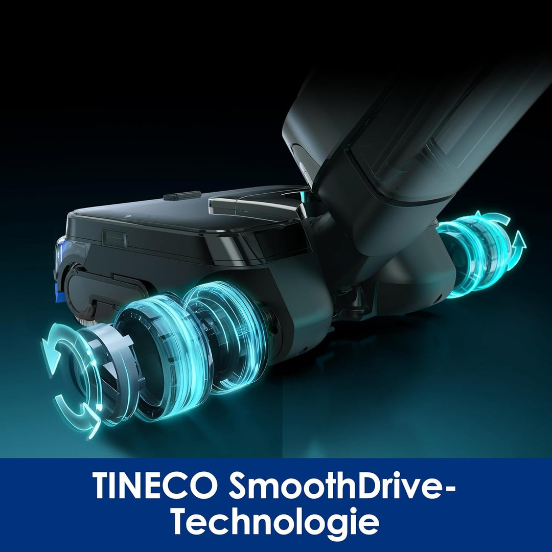Tineco Floor One S9 Scientist Nass-Trockensauger - Smarte StreakFree-Abstreifer gegen Wasserspuren,