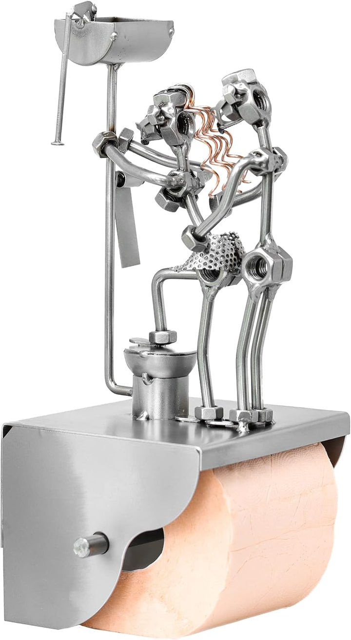 metalman24 Schraubenmännchen Klopapierhalter Sexy wc Toilettenpapierhalter handgefertigte ausgefalle