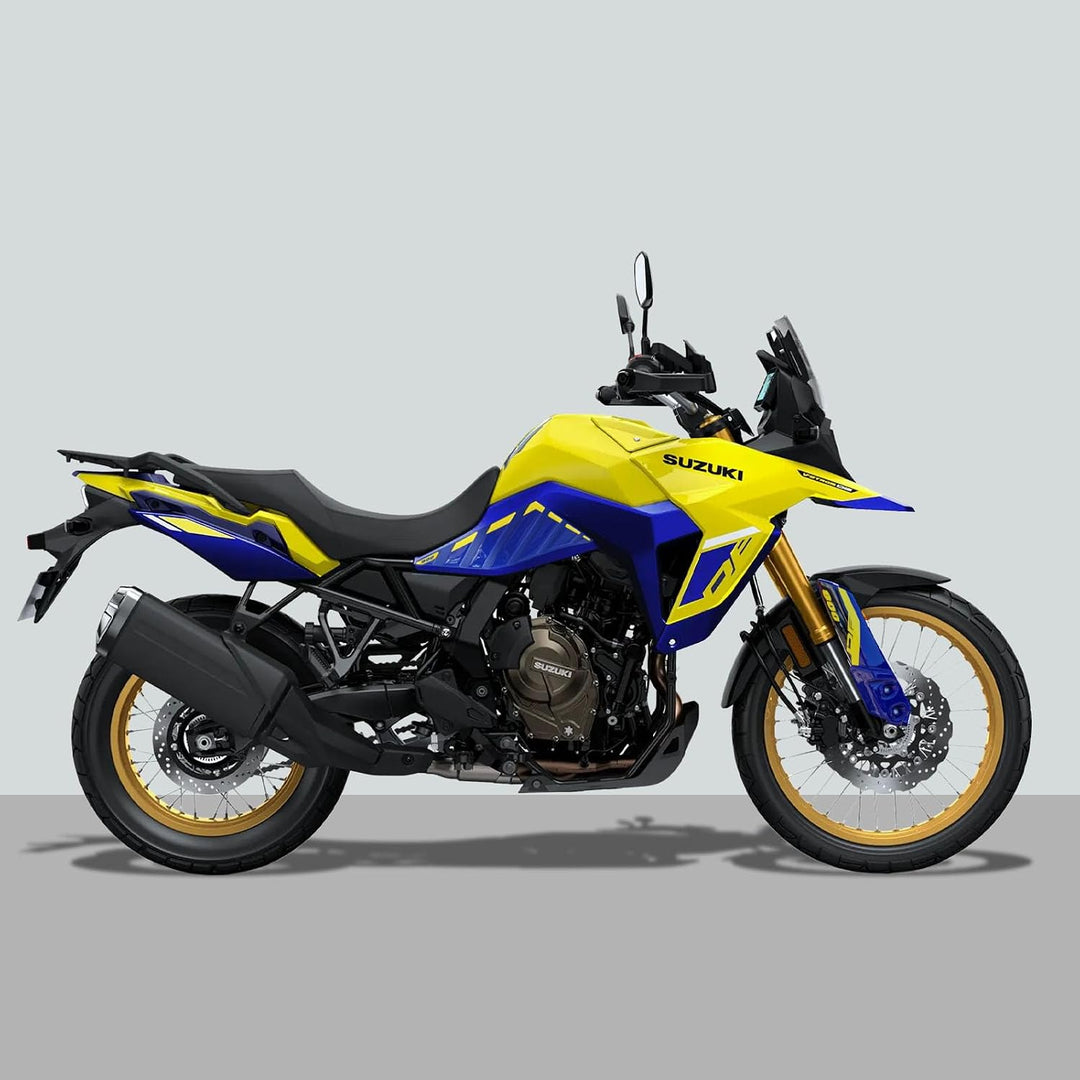 Resin Bike Sticker Set Motorrad Kompatibel Mit Suzuki V-Strom 800 De 2023. Schutz Motorrad Tank Basi