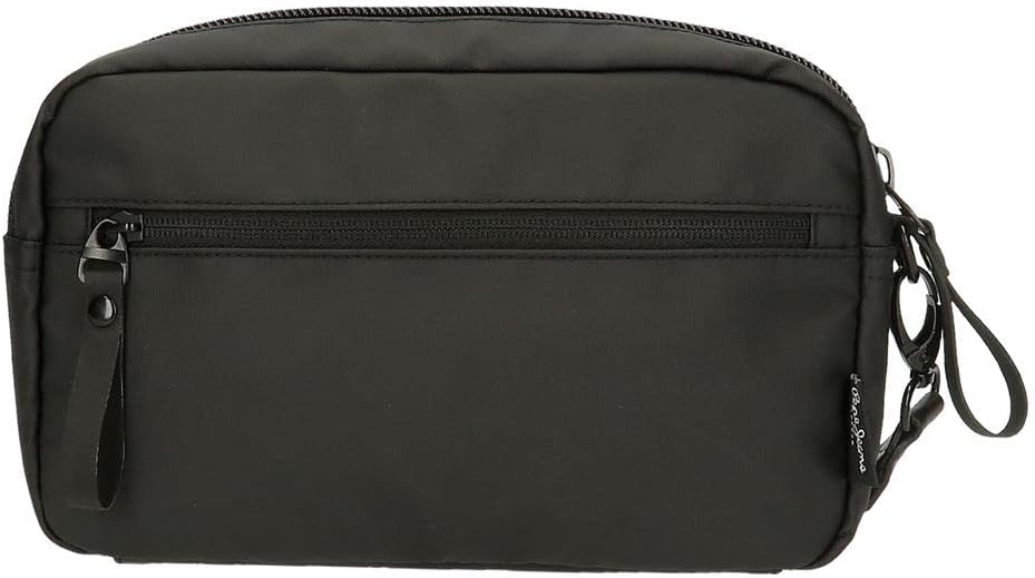 Pepe Jeans Hoxton Umhängetaschen und Kulturbeutel, Schwarz und Blau, Polyester PU, verschiedene Grös