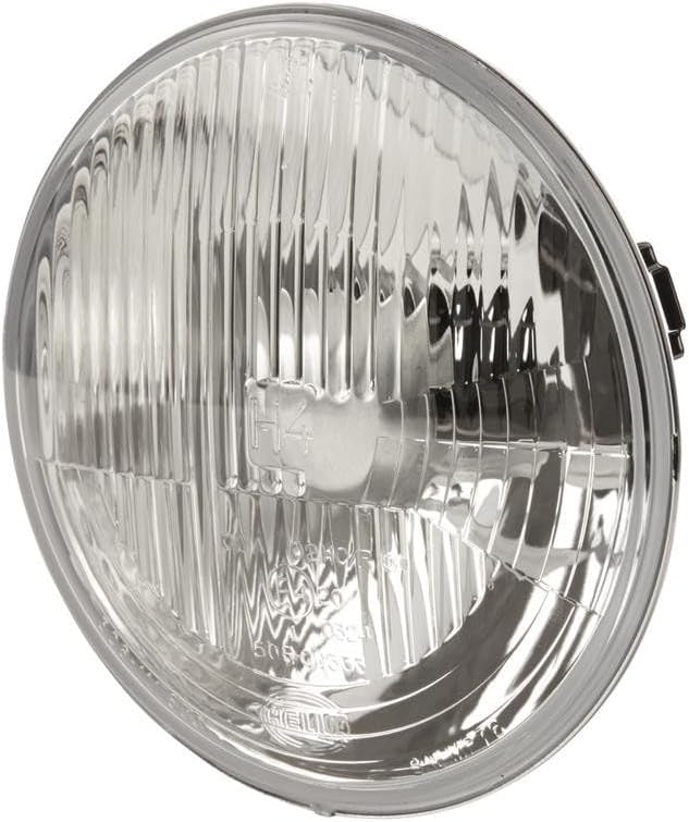 HELLA 1A6 002 395-991 Hauptscheinwerfersatz - Halogen - H4 - 12V - rund - Ref. 20 - gewölbte Streusc