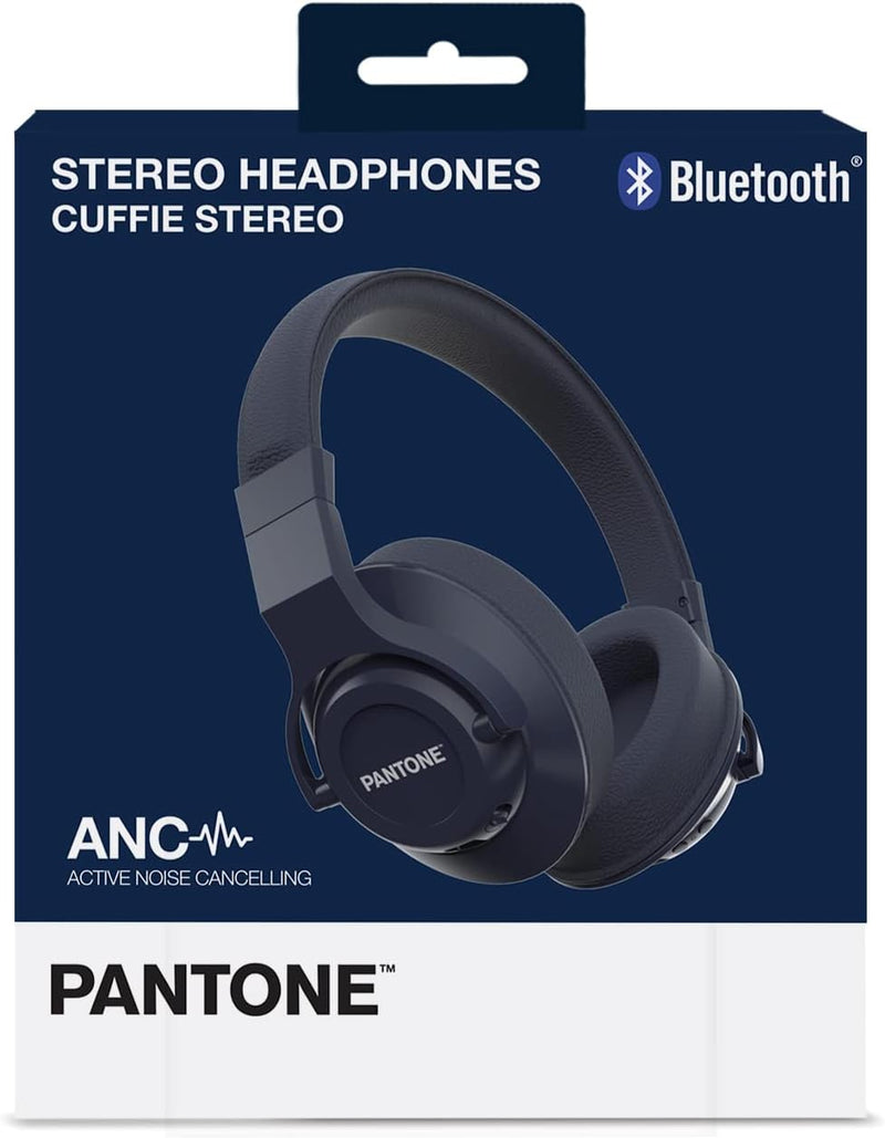 Pantone Celly Wireless Kopfhörer Linea, Bluetooth 5.0 Technologie mit aktiver Geräuschunterdrückung,