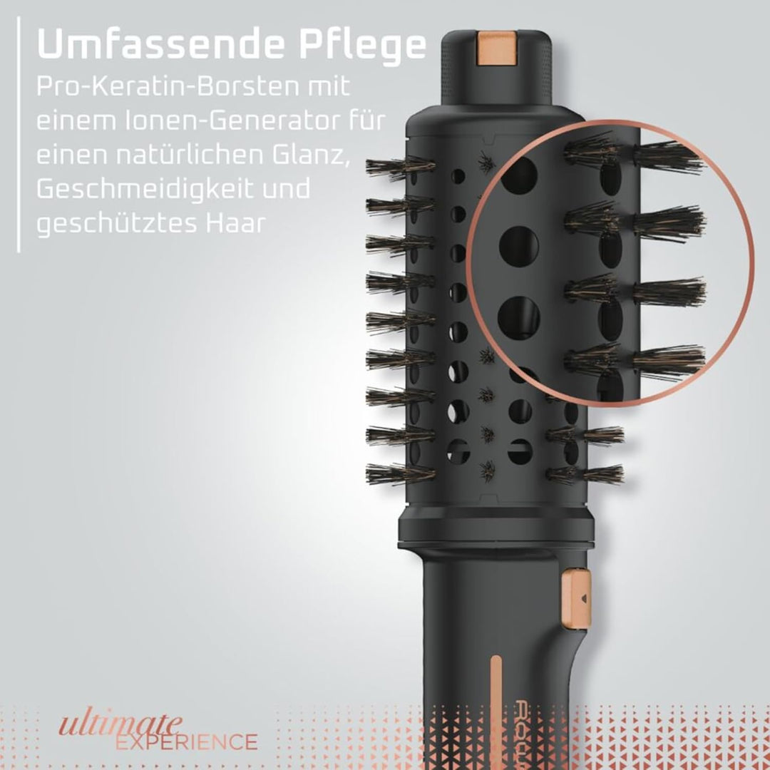 Rowenta CF9620 Ultimate Experience Warmluftbürste | 750 Watt | rotierende Stylingbürste | mit 3 Bürs