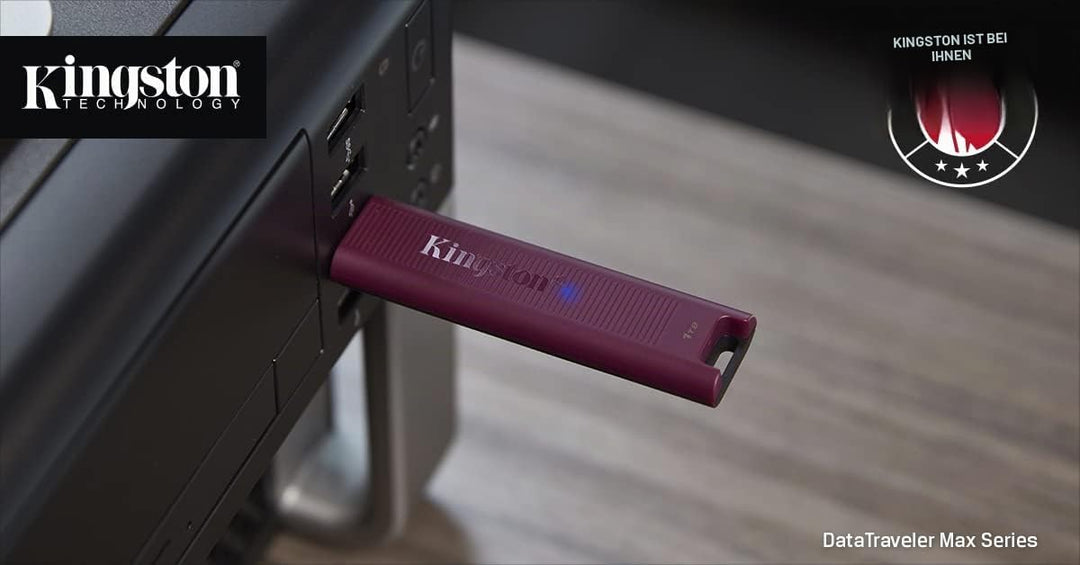 Kingston DataTraveler Max Typ-A USB 3.2 Gen 2 1000R/900W USB-Stick 1TB - DTMAXA/1TB 1TB USB-A, 1TB U