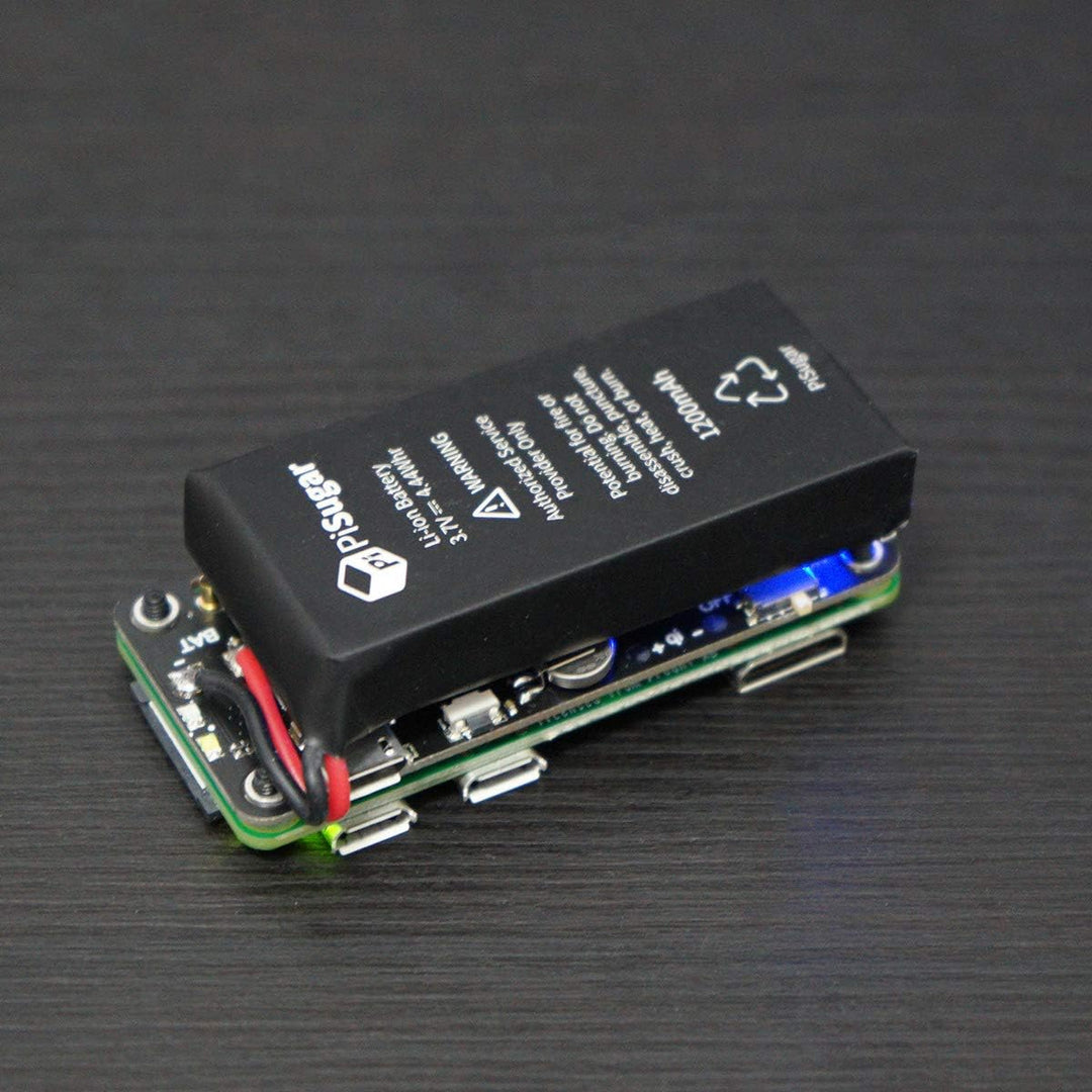 Pisugar 2 Portable 1200 mAh UPS Lithium Battery Power Module for Raspberry Pi-Zero W/WH Model Access