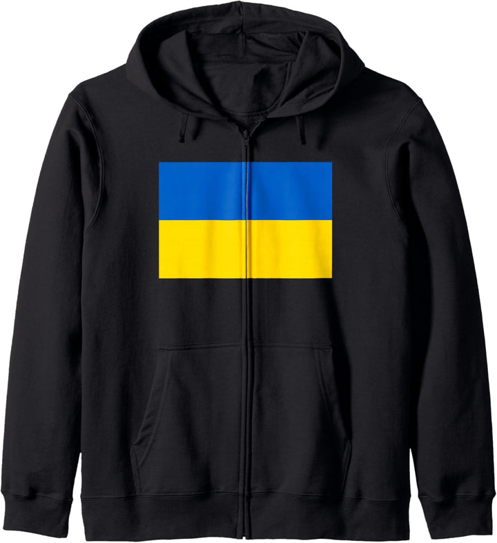 Ukrainische Flagge der Ukraine Kapuzenjacke