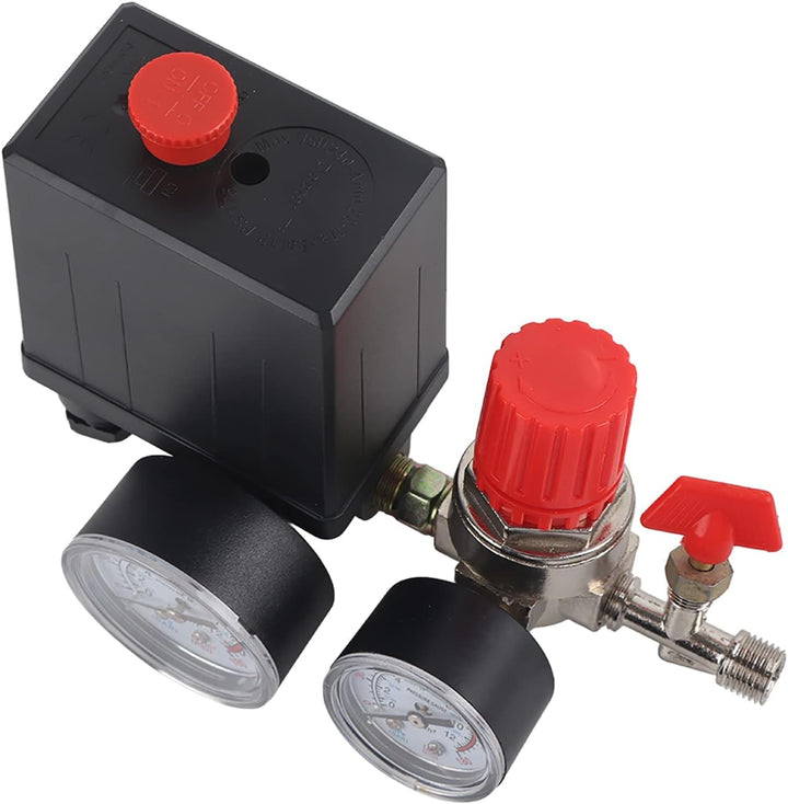 Luftkompressor, Druckschalter, Druckschalter, Luftkompressor mit Reglern Manometer (Manometer aus Ku