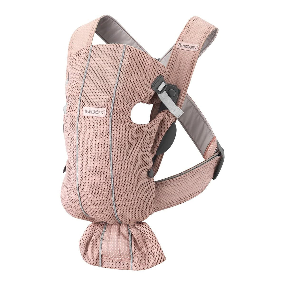 BabyBjörn Babytrage Mini, 3D-Netzstoff, Altrosa 3D-Netzstoff Altrosa, 3D-Netzstoff Altrosa