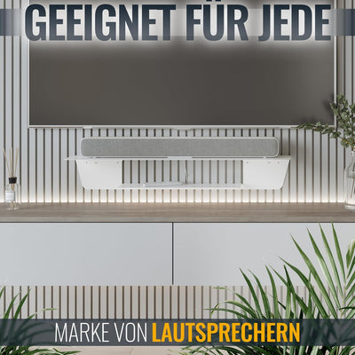 RICOO Soundbar Wandhalterung Universal Lautsprecherwandhalterung LH059-W Lautsprecher Halterung 101