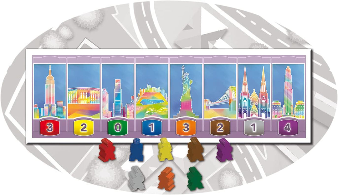 Queen Games 10653 - Metro City Edition Deluxe Big Box