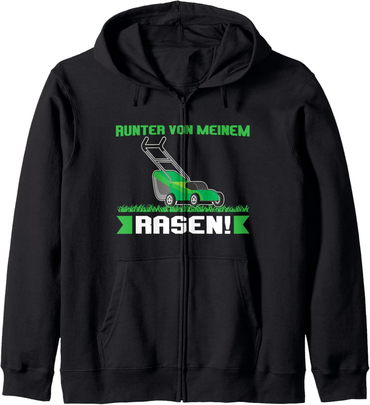 Rasenmähen Rasen Gartenbau Kapuzenjacke
