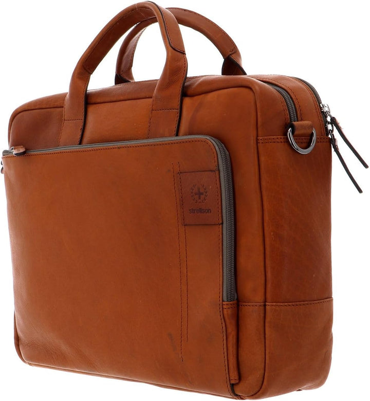 Strellson - hyde park charles briefbag shz Braun Einheitsgrösse Cognac, Einheitsgrösse Cognac