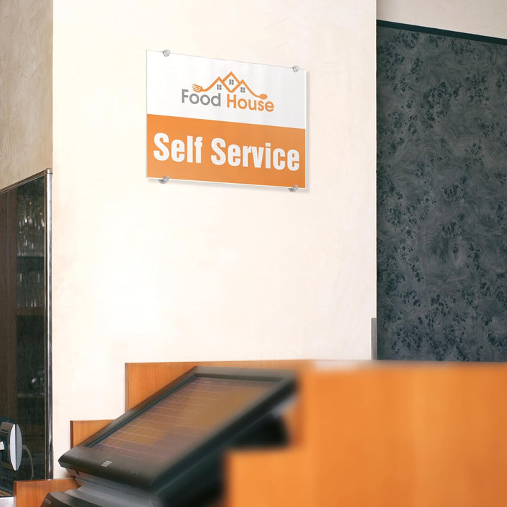 Durable Türschild Crystal Sign, 297 x 420 mm (A3), mit bedruckbarer Folieneinlage, transparent, 4826