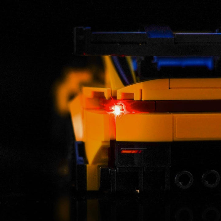 Update Version Licht-Kit Kompatibel mit Lego Porsche 911 GT3 RS Super Car 77239 (Kein Modell), Led B