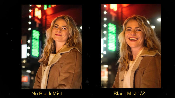 NiSi 52mm Black Mist 1/2 Diffusion Filter - Promist Effektfilter (1/2 Blende), 52mm Black Mist 1/2