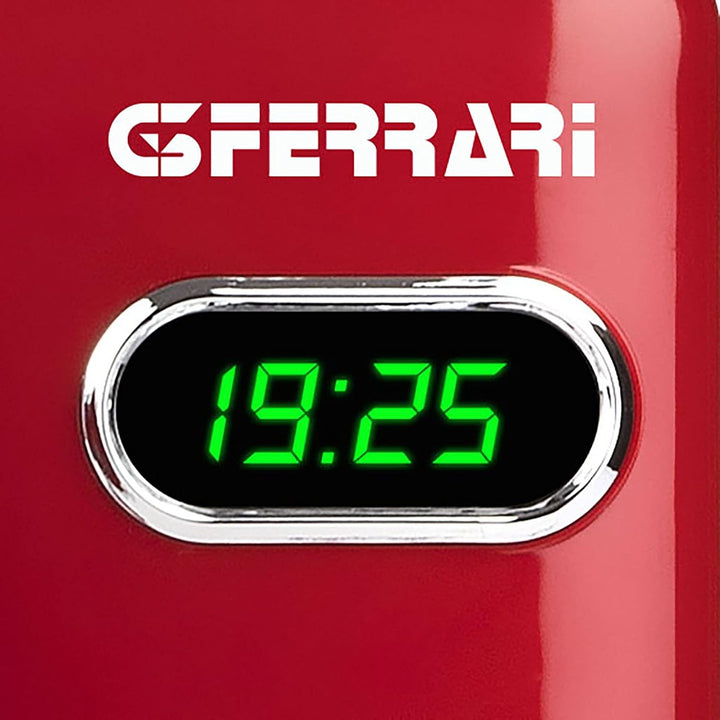 G3 Ferrari G10155 Sapormio Vintage Digitaler Retro-Mikrowellenofen, 1150W, 20 Liter, 8 Programme, 4