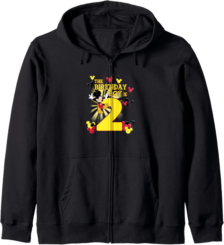 Disney Mickey Mouse The Birthday Boy Is 2 Kapuzenjacke