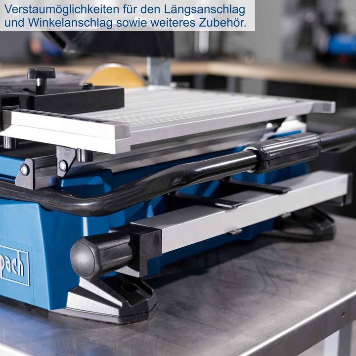 Scheppach Fliesenschneidmaschine WTS2000 Fliesenschneider mit Schiebeschlitten | 900W Leistung | Sch