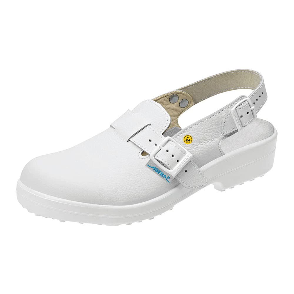 ABEBA 31000-38 ESD - Sicherheitsschuh Classic - Arbeitsclog - Genarbtes Leder - Klimaklasse 1 - mit