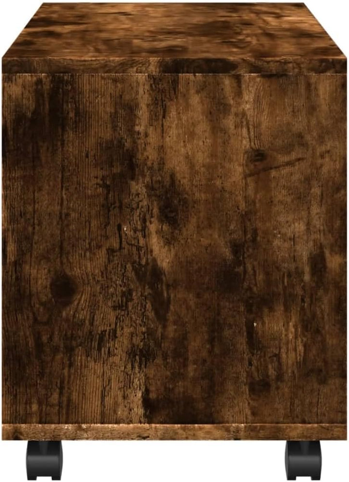 vidaXL Rollschrank, Rollcontainer mit Offenem Design, Aktenschrank für Büro Wohnzimmer, Büroschrank