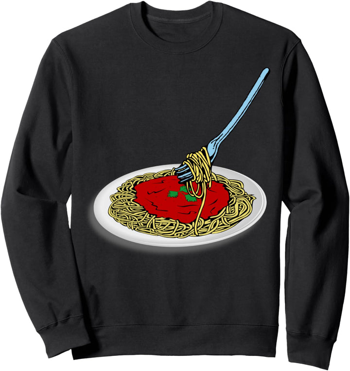Spaghetti Nudeln Sweatshirt