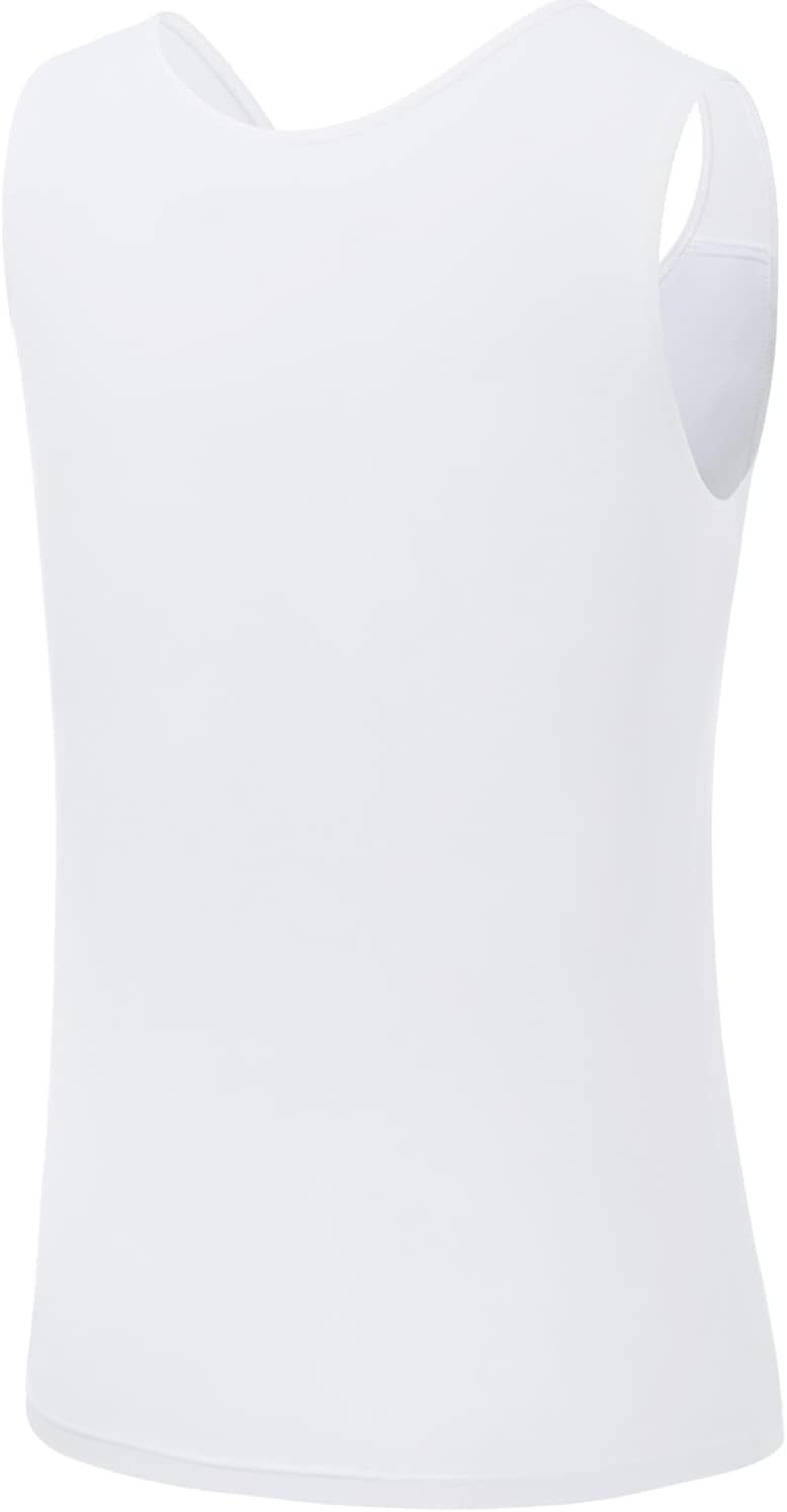 Brust Binder für Transgender FTM Cosplay Atmungsaktive Halb Trans Binder BH Weiss L, Weiss L