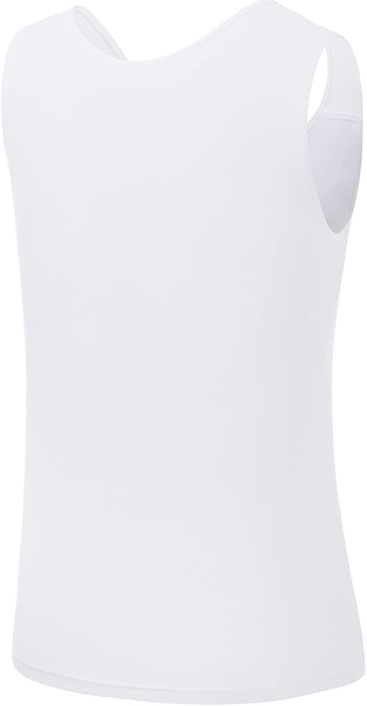 Brust Binder für Transgender FTM Cosplay Atmungsaktive Halb Trans Binder BH Weiss L, Weiss L