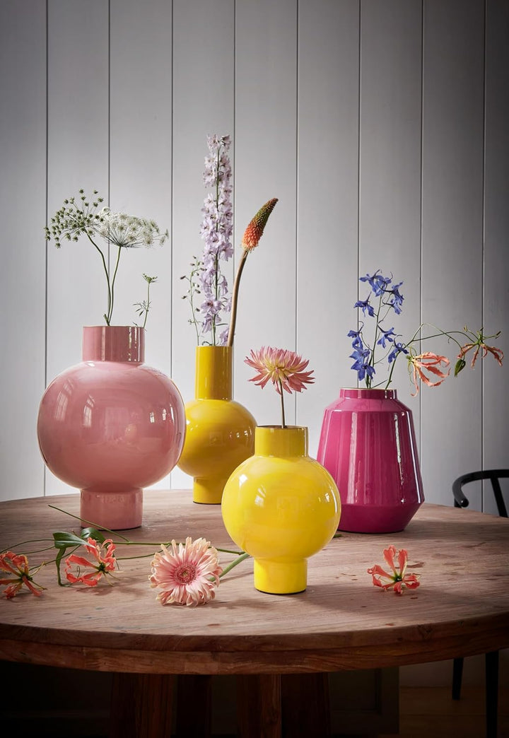 PIP STUDIO 51102048 Vase Metal Pink 36 cm (1 Stück)