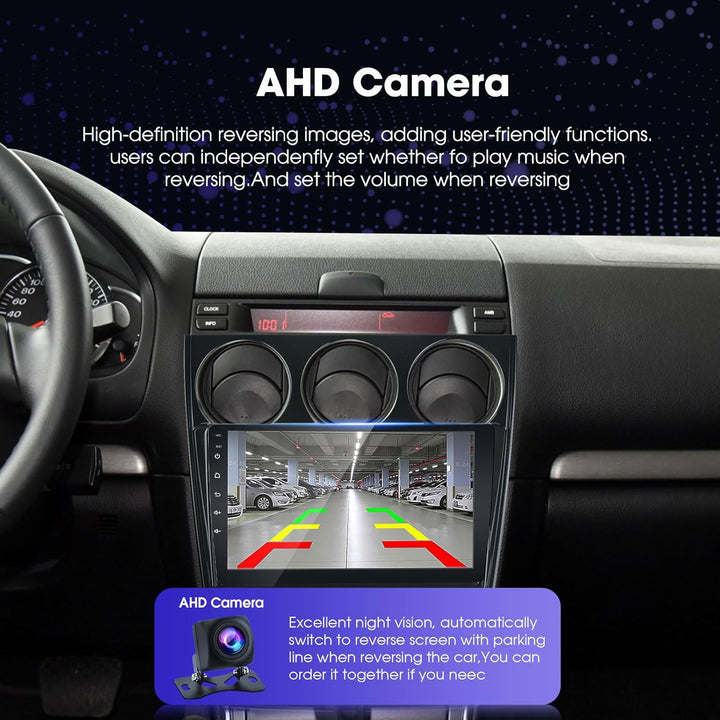 EZoneTronics Android 10.1 Autoradio Stereo für Mazda 6 Atenza 2002-2008 9-Zoll-Touchscreen High Defi