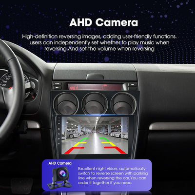 EZoneTronics Android 10.1 Autoradio Stereo für Mazda 6 Atenza 2002-2008 9-Zoll-Touchscreen High Defi