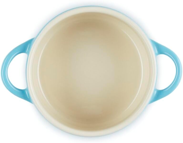 Le Creuset Mini-Cocotte aus Steinzeug, 200 ml, 10 x 5 cm, Karibik, 71901101700100, Karibik
