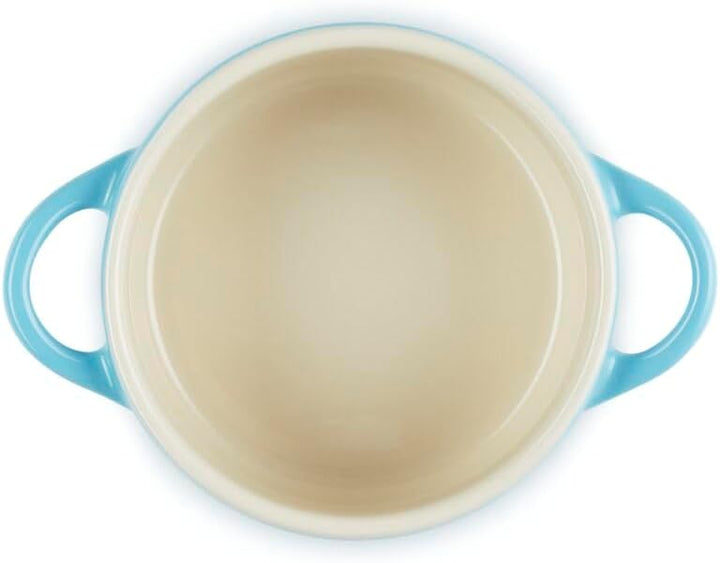 Le Creuset Mini-Cocotte aus Steinzeug, 200 ml, 10 x 5 cm, Karibik, 71901101700100, Karibik