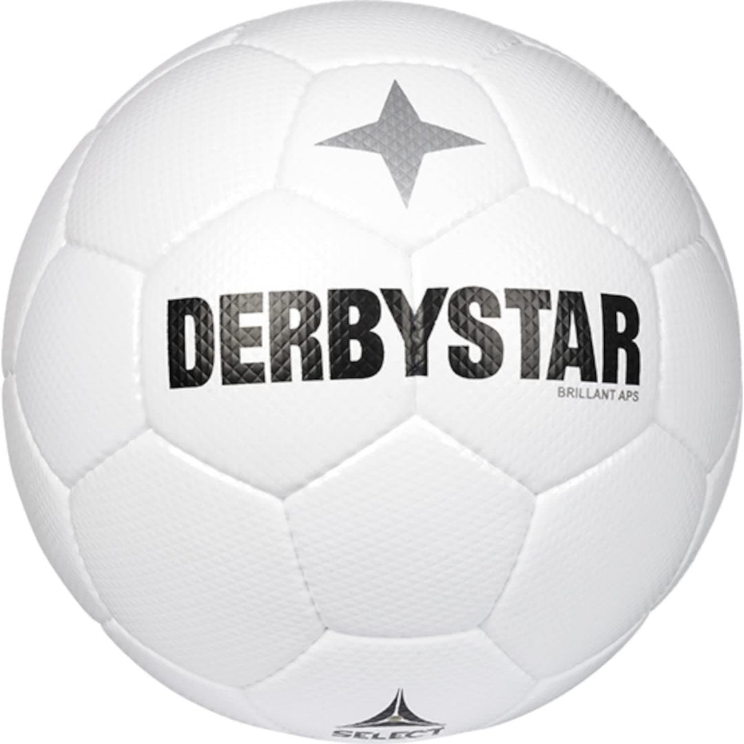 Derbystar Unisex – Erwachsene Brillant Fussballbälle 5 Weiss, 5 Weiss