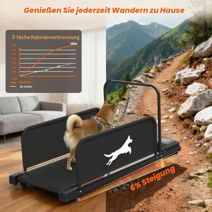 Smartes Ruhiges Hundelaufband Verstellbare Geschwindigkeit Sicher Für Kleine Mittelgrosse Hunde Haus