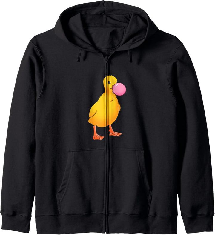 Süsse Ente und Bubblegum-Geschenk Badezeit Ente Kapuzenjacke