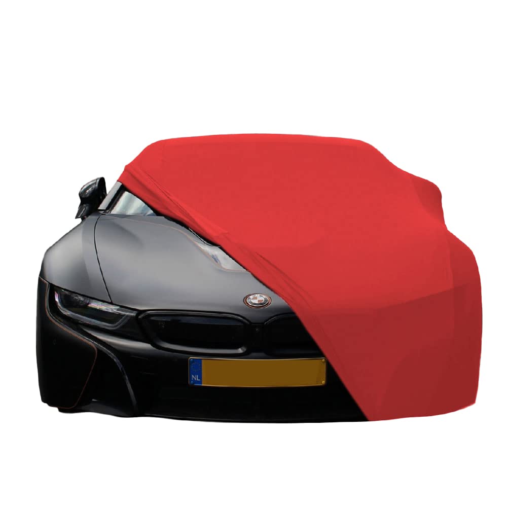Indoor Autoabdeckung kompatibel mit BMW I8 SUPER Soft Stretch