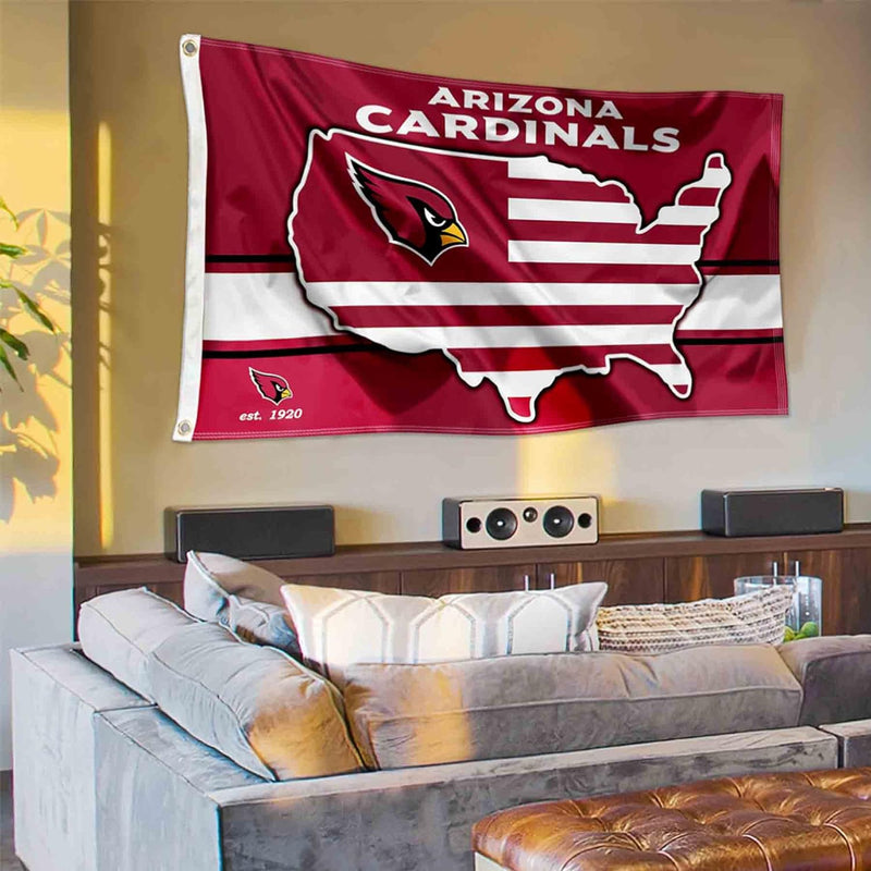 WinCraft Arizona Cardinals Nation USA American Country 3x5 Flag