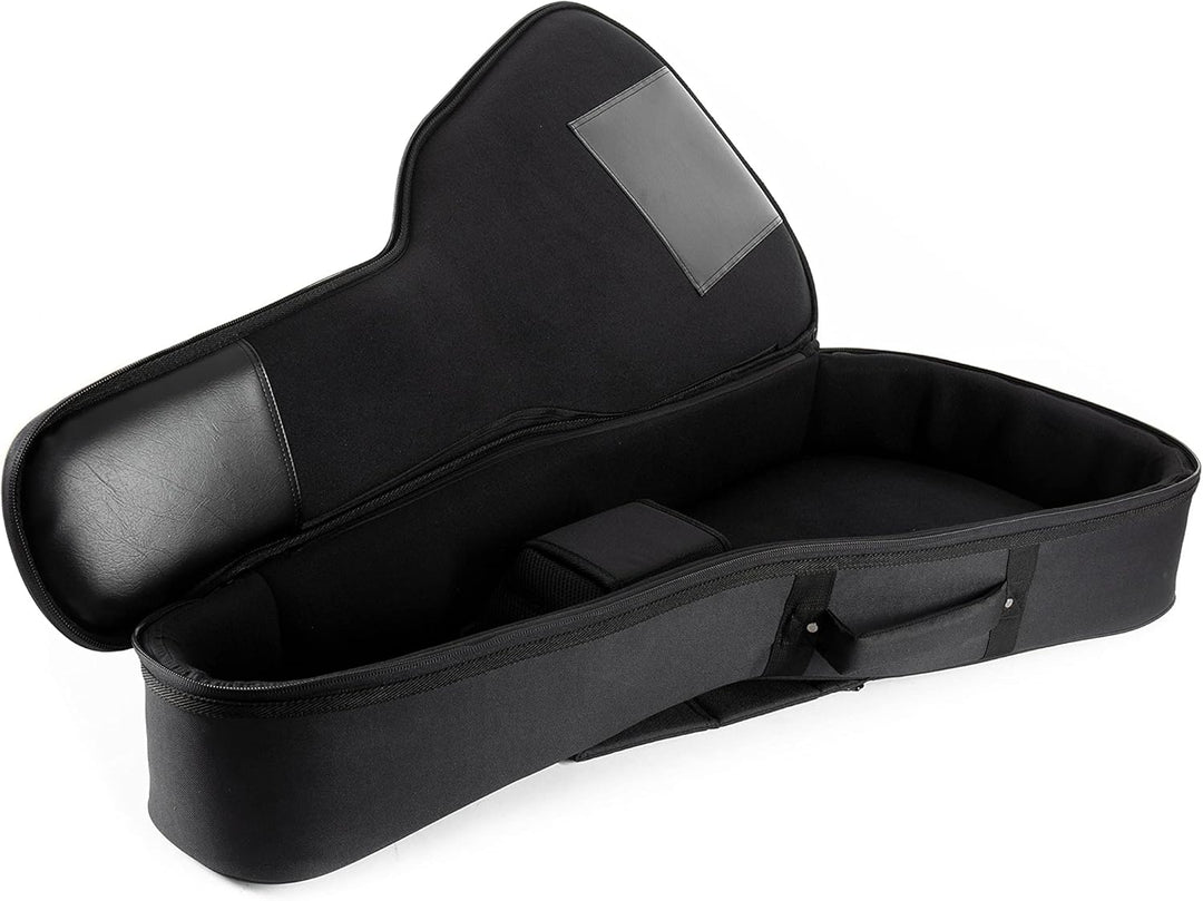 Fame Gigbag für Westerngitarre, Dreadnought, Grand Auditorium, Dicke Polsterung, Halsstütze, 3 Zubeh