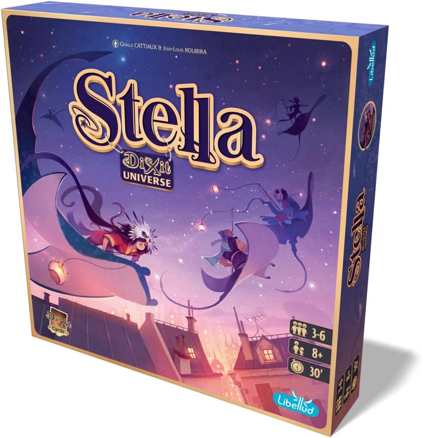 Libellud, Stella - Dixit Universe, Board Game, Ages 8+, 3-6 Players, 30 Minutes Playing Time, Variou