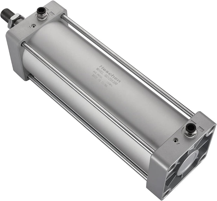 Heschen Pneumatischer Standard-Luftdruckzylinder, SC 125-300, PT1/2 Anschluss, 125mm Bohrung, 300mm