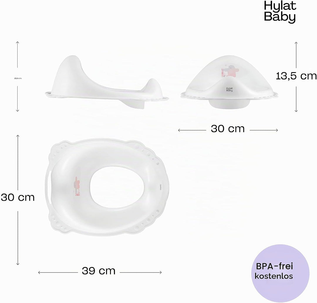 Hylat Baby Toilettensitz Kinder hilfreich beim Toilettentraining, für Mädchen und Jungen, solides Ma