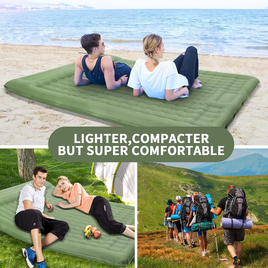 Isomatte Camping 2 Personen Outdoor, 196 x 135 x 12 cm Isomatte Outdoor Isomatten Camping Matratze m